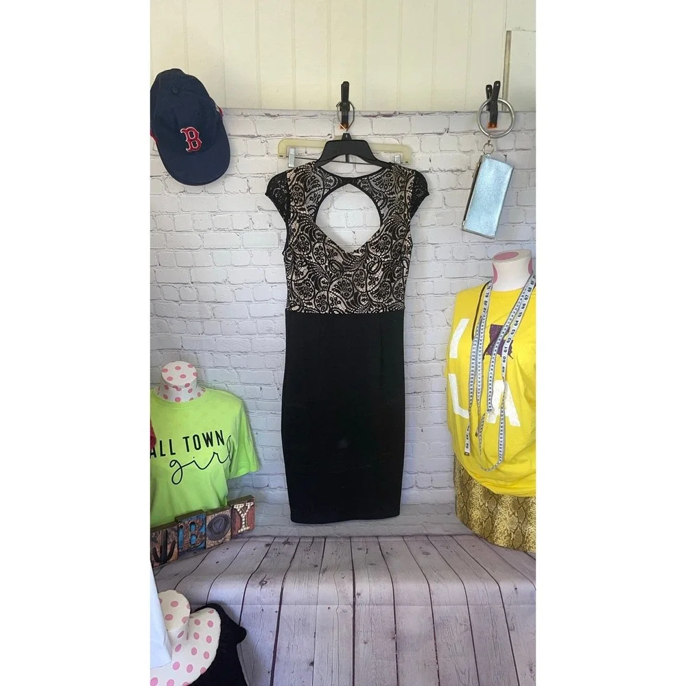 Sequin Hearts size 7 pencil dress